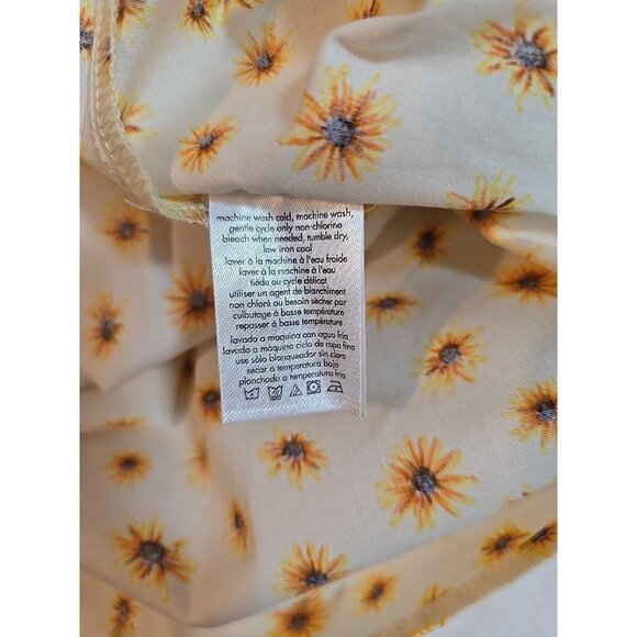 Weworewhat Smocked Midi Ditsy Dasies Ivory dress size XL New - Picture 7 of 15